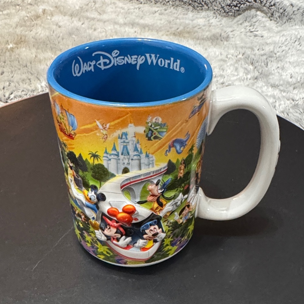 Walt Disney World‎ Four Parks One World 3D Coffee Mug Dad 16oz Cinderella Castle